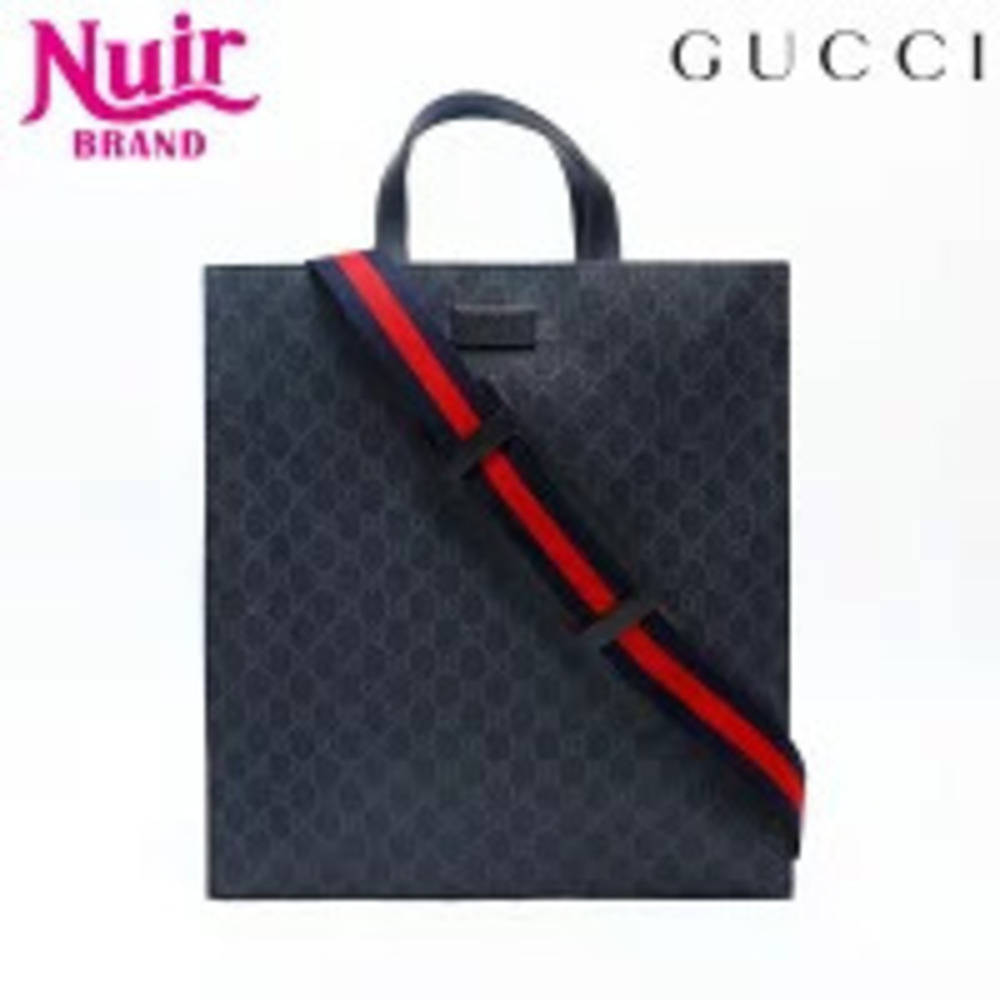 Gucci GG Supreme Tote Bag Black